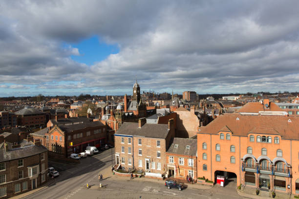 istock York City from Clifford`s Tower tourist attraction UK 823737500