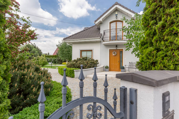 istock Large elegant house in the suburbs 823740832
