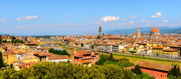 istock Florence, Italy. View from the Piazzetta Michelangelo. 823759326