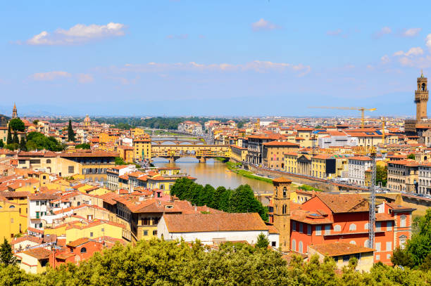 istock Florence, Italy. View from the Piazzetta Michelangelo. 823759340