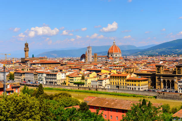 istock Florence, Italy. View from the Piazzetta Michelangelo. 823759524