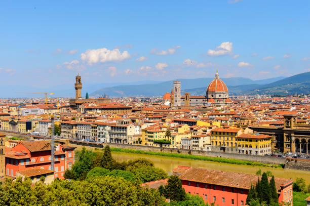 istock Florence, Italy. View from the Piazzetta Michelangelo. 823759602