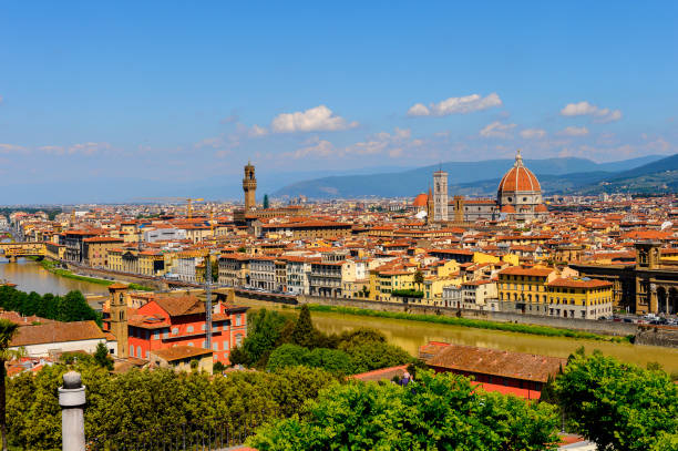 istock Florence, Italy. View from the Piazzetta Michelangelo. 823759746
