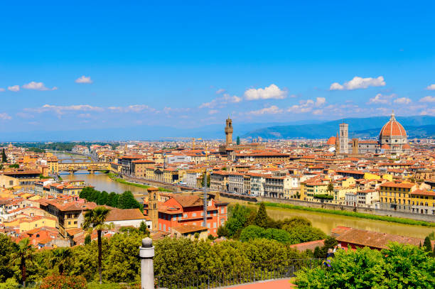 istock Florence, Italy. View from the Piazzetta Michelangelo. 823759952