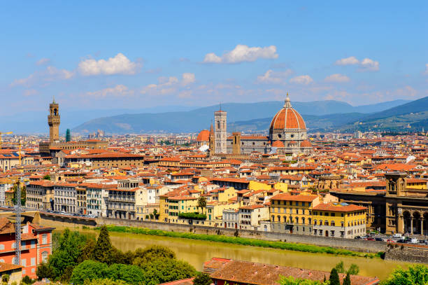 istock Florence, Italy. View from the Piazzetta Michelangelo. 823760192
