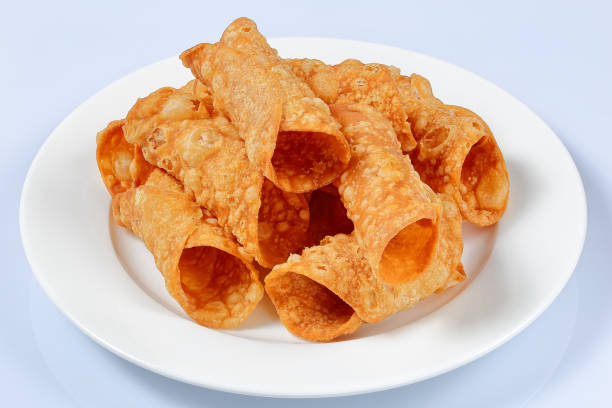 istock homemade deep fried cannoli, close up 823760556