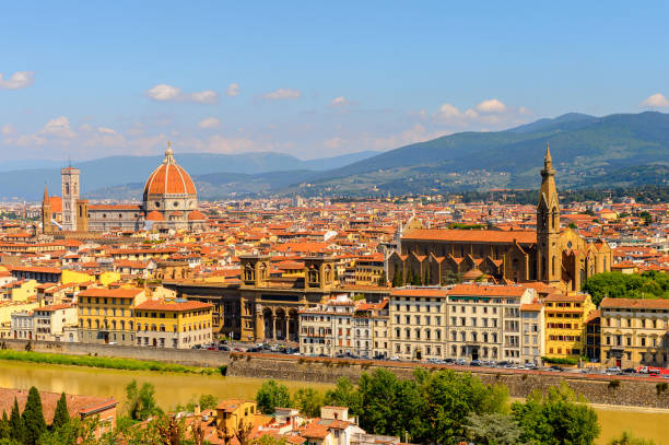 istock Florence, Italy. View from the Piazzetta Michelangelo. 823763186