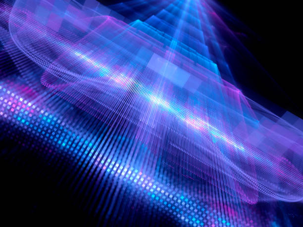 istock Colorful glowing big data fractal concept 823764132