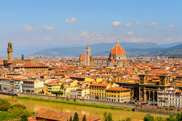 istock Florence, Italy. View from the Piazzetta Michelangelo. 823764186