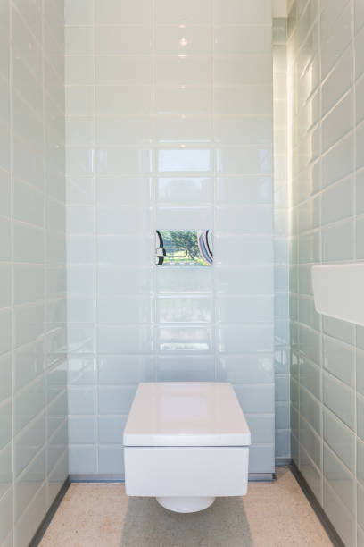 istock High gloss toilet in modern bathroom 823767994