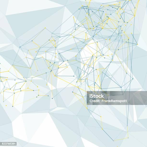 Electricity Vector Network Nodes Pattern Stock Illustration - Download ...