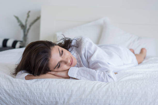 istock Steeling a few more minutes of sleep. 823771278