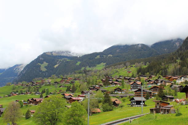 istock Swiss mountain village 823787374