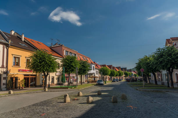 istock Sunny morning in Kezmarok old town 823789902