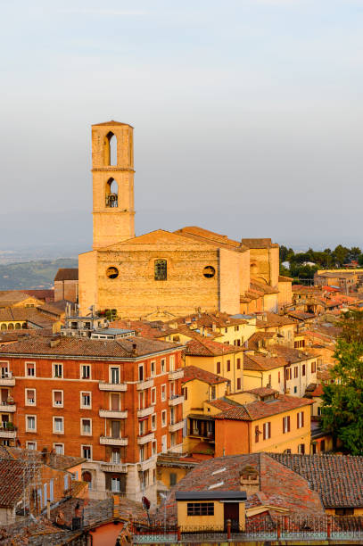 istock Panoramic eveninig view of Perugia, Umbria, Italy 823796754