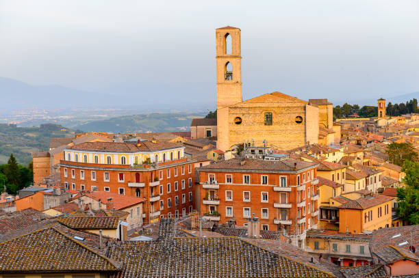 istock Panoramic eveninig view of Perugia, Umbria, Italy 823796962