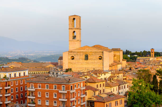 istock Panoramic eveninig view of Perugia, Umbria, Italy 823797008