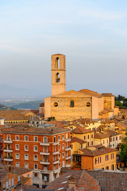 istock Panoramic eveninig view of Perugia, Umbria, Italy 823797020