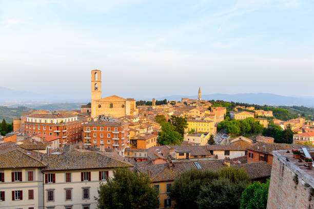 istock Panoramic eveninig view of Perugia, Umbria, Italy 823797140