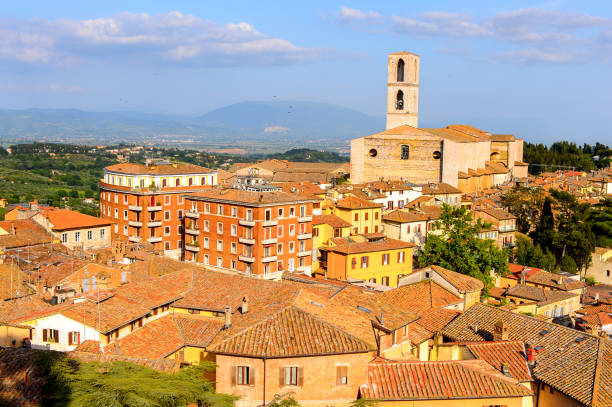 istock Panorama  of Perugia, Umbria, Italy 823799830