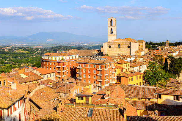 istock Panorama  of Perugia, Umbria, Italy 823800206