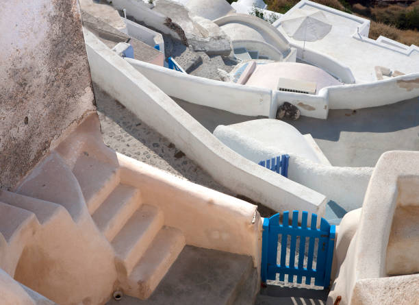 Architectural detail from Santorini
