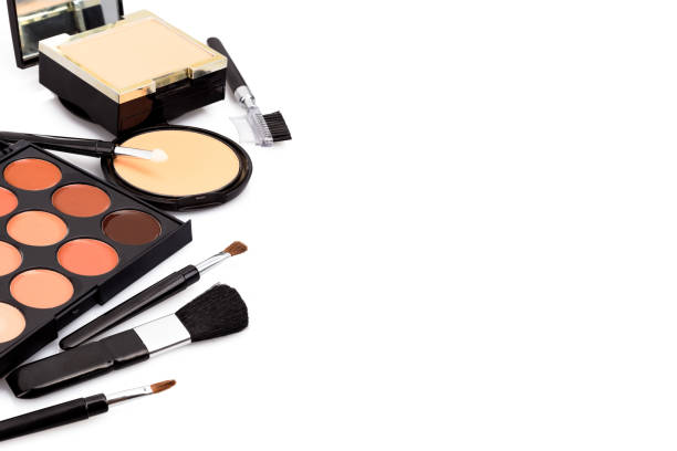istock brush and makeup cosmetic products on isolated white background 823826930