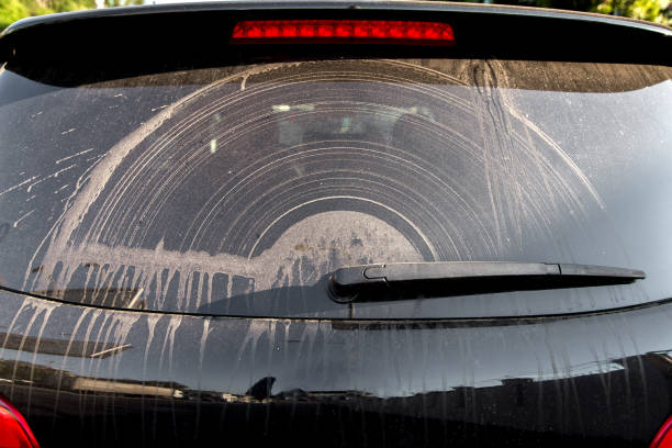 istock The Dirty Back Window Of An Automobile. 823831886