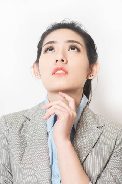 istock Female businessman thinking state 823837360