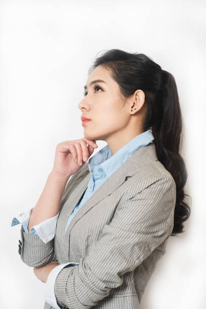 istock woman businessman is thinking 823837412