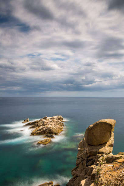 istock Coastal with rocks ,long exposure picture from Coasta Brava, Spain 823846502