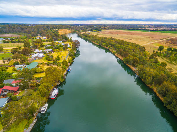 istock Aerial view of Mitchell River, Gippsland, Australia 823857718