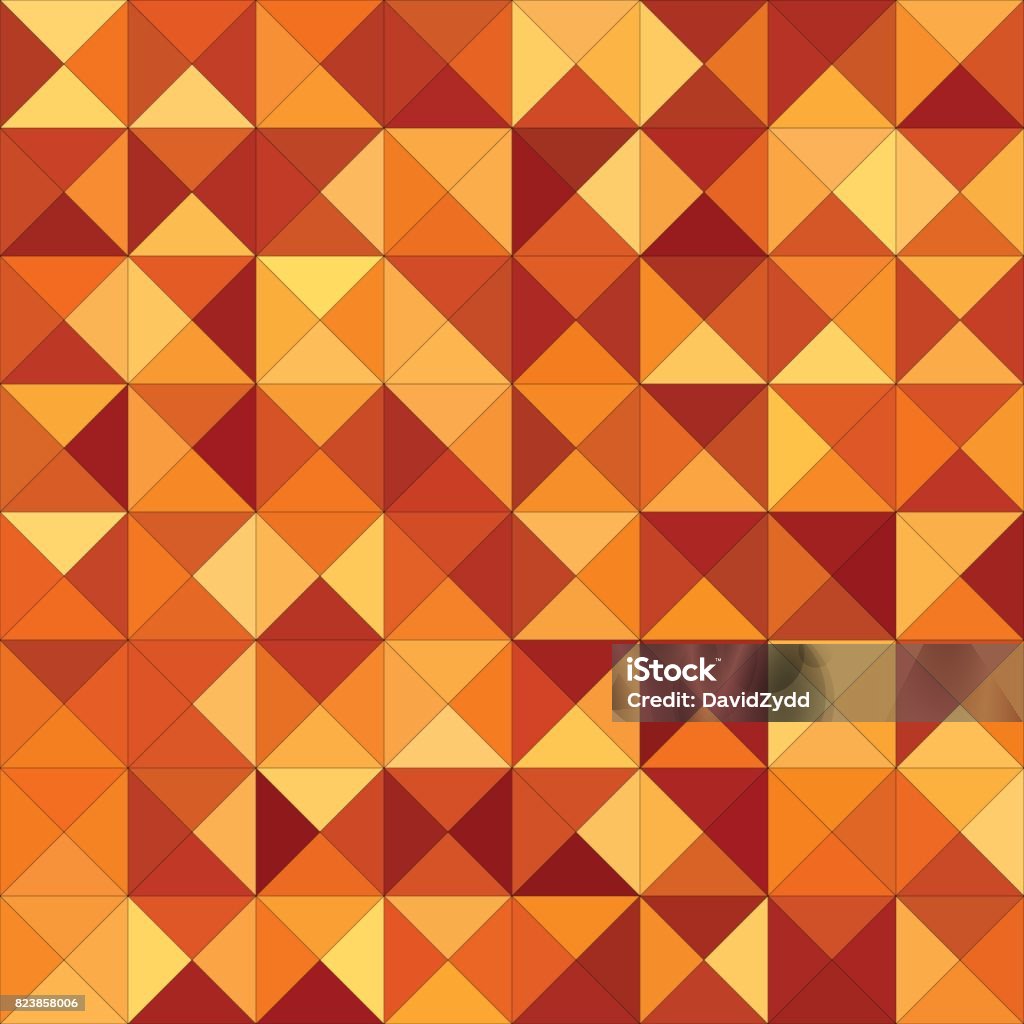 5 Orangle Triangles Orange Color Triangle Mosaic Background Stock Illustration - Download ...