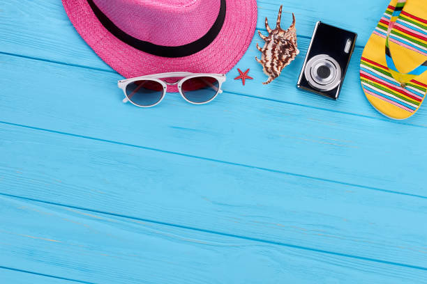 istock Colorful summer women accessories. 823871006