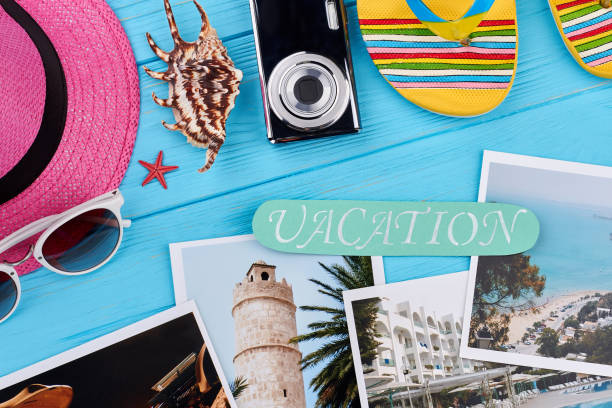 istock Summer resort accessories and photos. 823871380