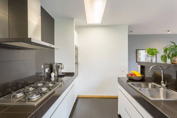 Photo of Simple minimalism in kitchen interior