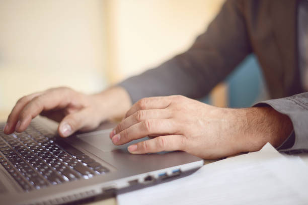 istock Mature Adult man working in the office 823885034