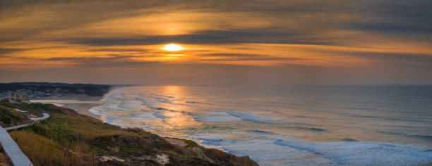 istock Sunset panorama at Foz do Arelho beach, Portugal 823891330