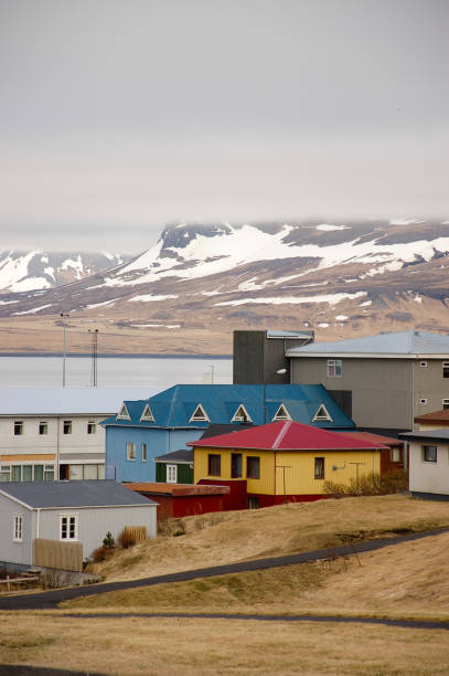 istock Olafsvik, small town, western Iceland, raincloud 823901676