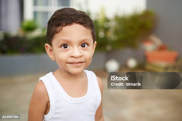 Portrait Of Latino Boy Kid Stock Photo - Download Image Now - Child, Boys, Latin American and Hispanic Ethnicity