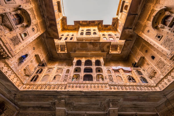 jaisalmer fort in rajastha - jaisalmer imagens e fotografias de stock