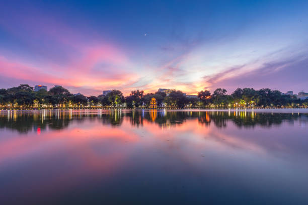 istock The Turtle Tower on the Hoan Kiem Lake. Hanoi 823939510