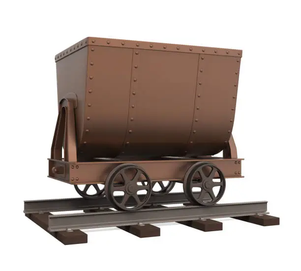 Photo of Mining Cart Isolated