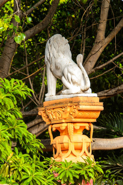 istock Lion statue in International Buddhist Academy in Sagaing, Myanmar. 823962490