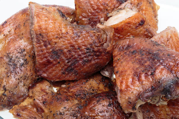 istock pieces of the roasted goose 823962626