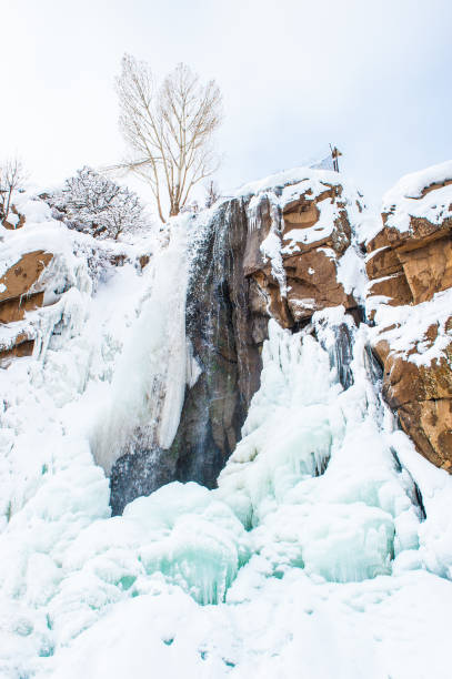 istock Ganj Nameh Waterfall, Alvand Mountain in Iran. 823992404