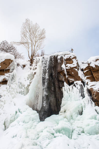 istock Ganj Nameh Waterfall, Alvand Mountain in Iran. 823992454