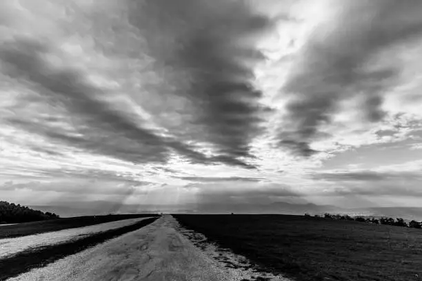 Photo of Mountain road and clouds