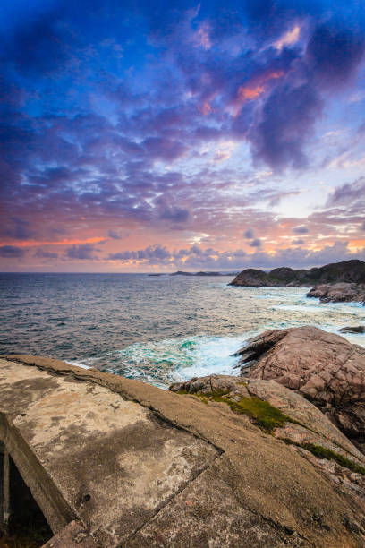 istock Coastline at sunset in Norway 824010546