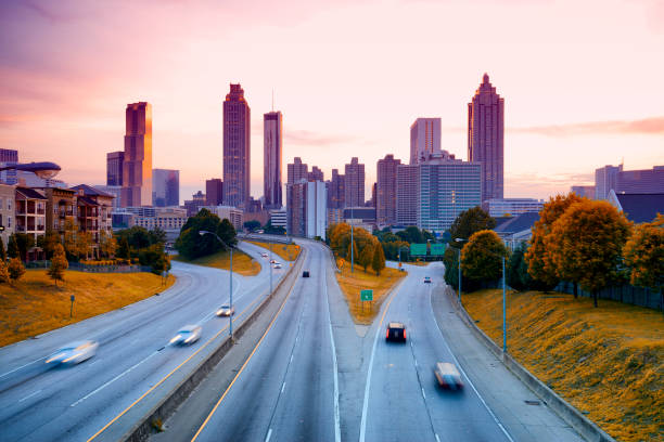 istock Atlanta skyline in autumn 824017538